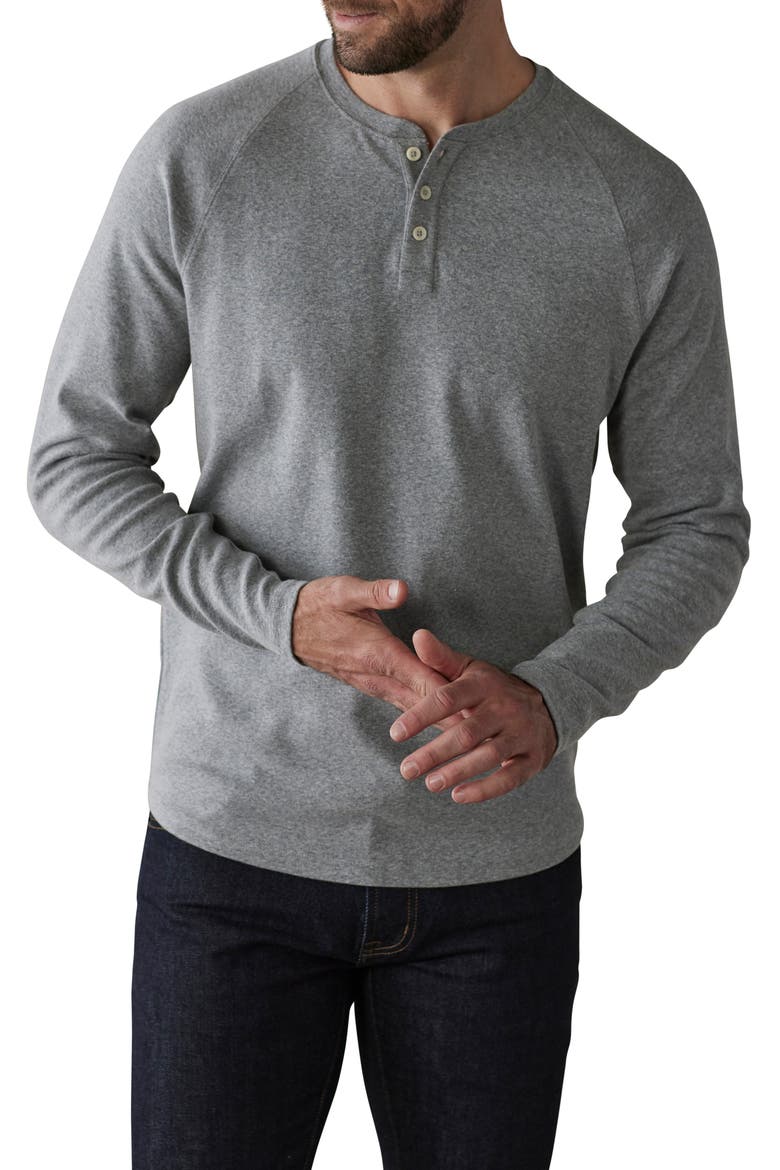 Puremeso Everyday Henley, Main, color, ATHLETIC GREY