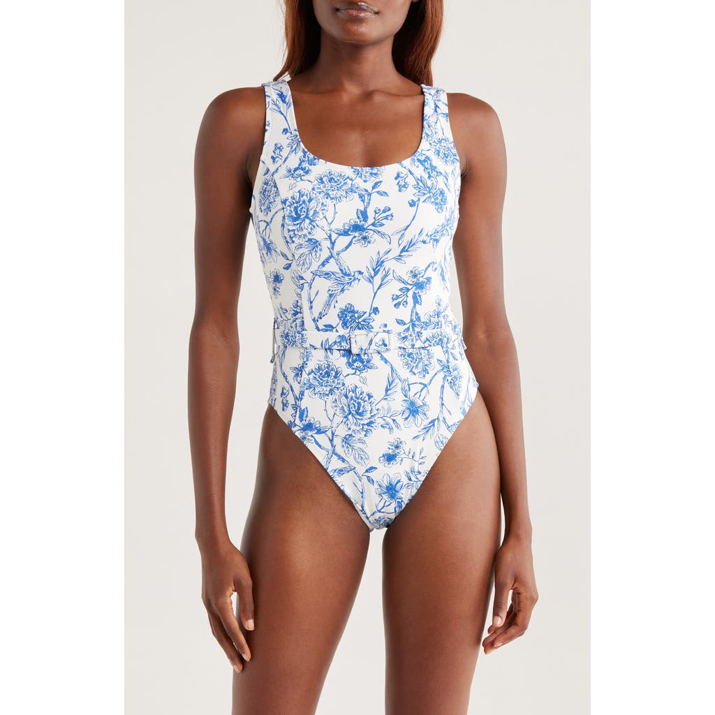 Shop Hutch Belted One-piece Swimsuit
