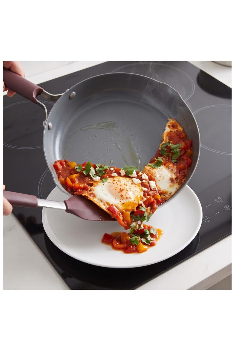 Elements 18/10 Stainless Steel Skillet, Alternate, color, PURPLE