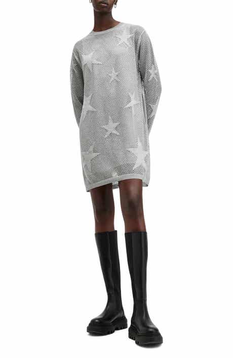 Seraph Star Long Sleeve Mesh Minidress