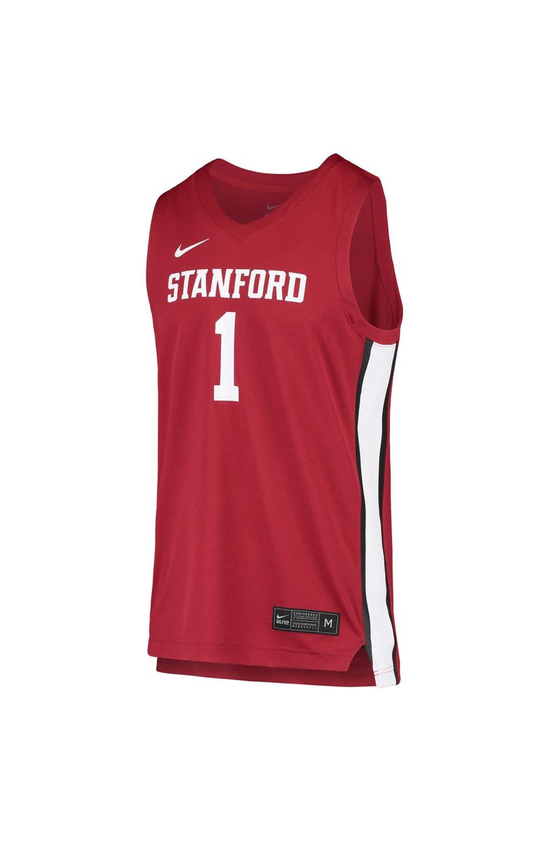 Nike Unisex Nike #1 Cardinal Stanford Cardinal Replica Basketball Jersey, Alternate, color, Cardinal