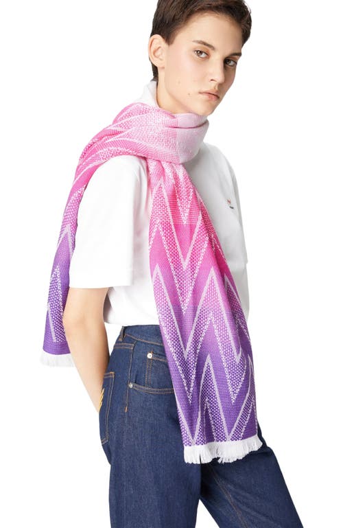 Missoni Wool Stole With Fringes In Multi