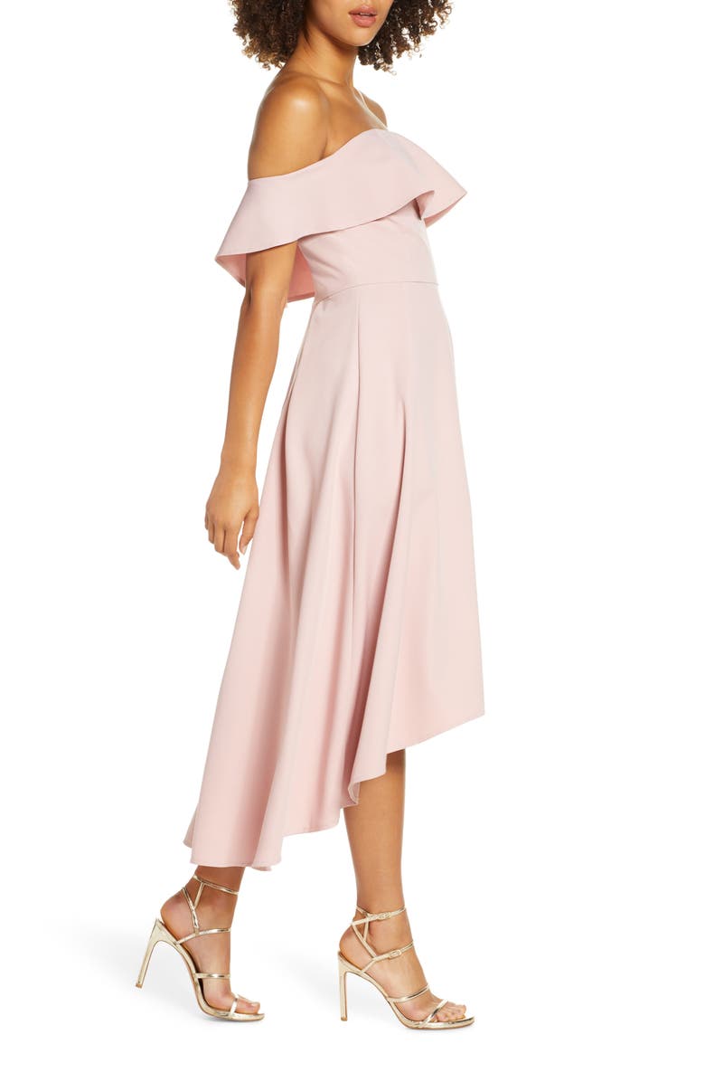 Chi Chi London Wanda Off the Shoulder Party Dress, Alternate, color,