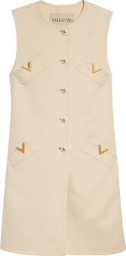 Valentino Garavani V-Detail Wool & Cashmere Vest