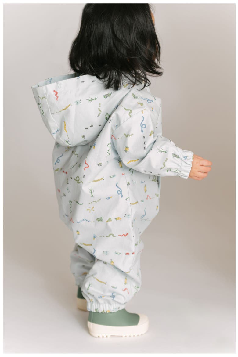 Kids' Park Rain Suit, Alternate, color, CRAWLING CRITTERS BLUE