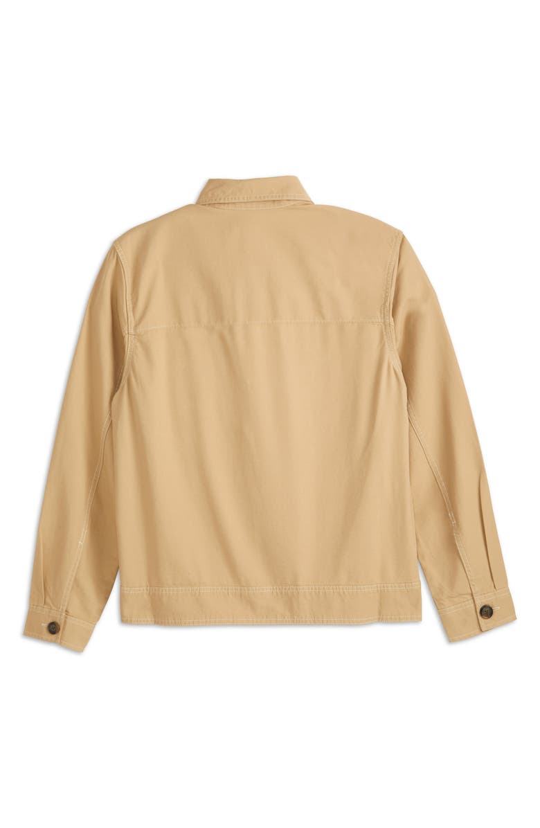 Scotch & Soda Canvas Trucker Jacket, Alternate, color, Travertine