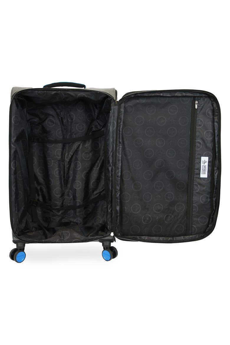 Havenport XL 3-Piece Softside Luggage Set, Alternate, color, GREY CROSSHATCH/ BLUE