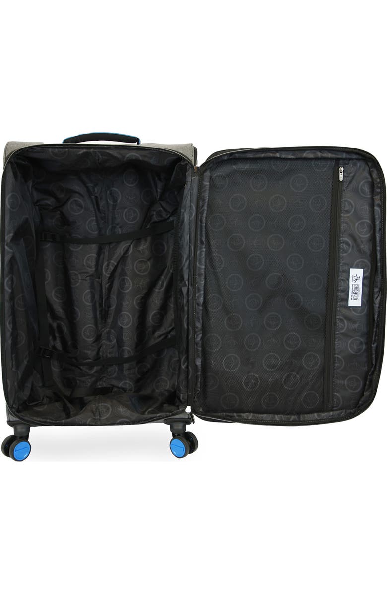 Original Penguin Havenport XL 3-Piece Softside Luggage Set, Alternate, color, Grey Crosshatch/ Blue