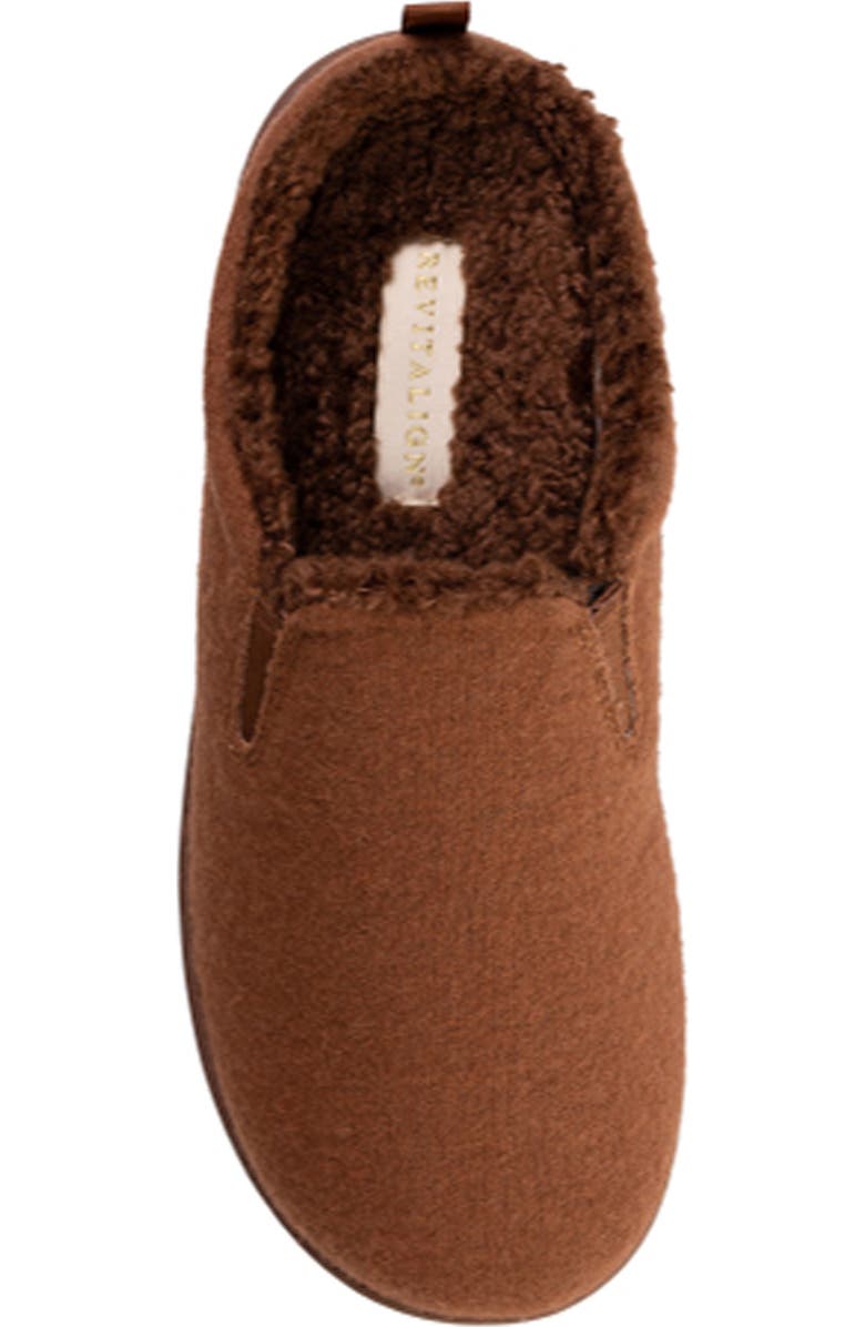 Revitalign Dundee Orthotic Slipper, Alternate, color, Bison
