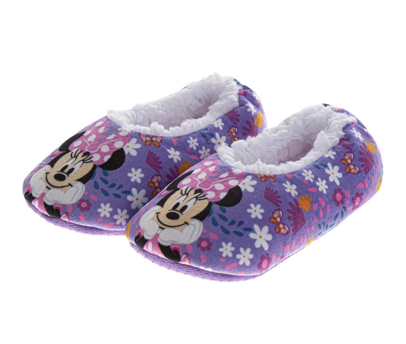 Disney Minnie Mouse Slippers, Main, color, Purple