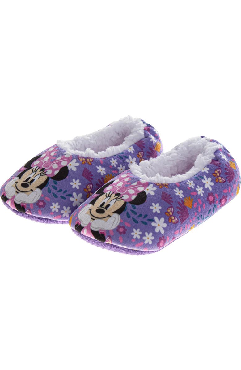 Disney Minnie Mouse Slippers, Main, color, Purple