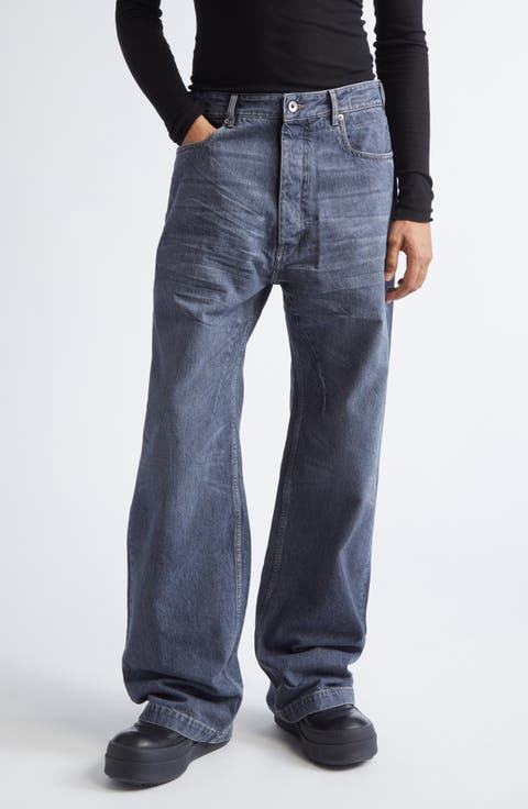 【関税＆送料込み】Rick Owens Jeans DRKSHDW RICK OWENS Bacteria Gray DETROIT Button-Fly 6-Pocket