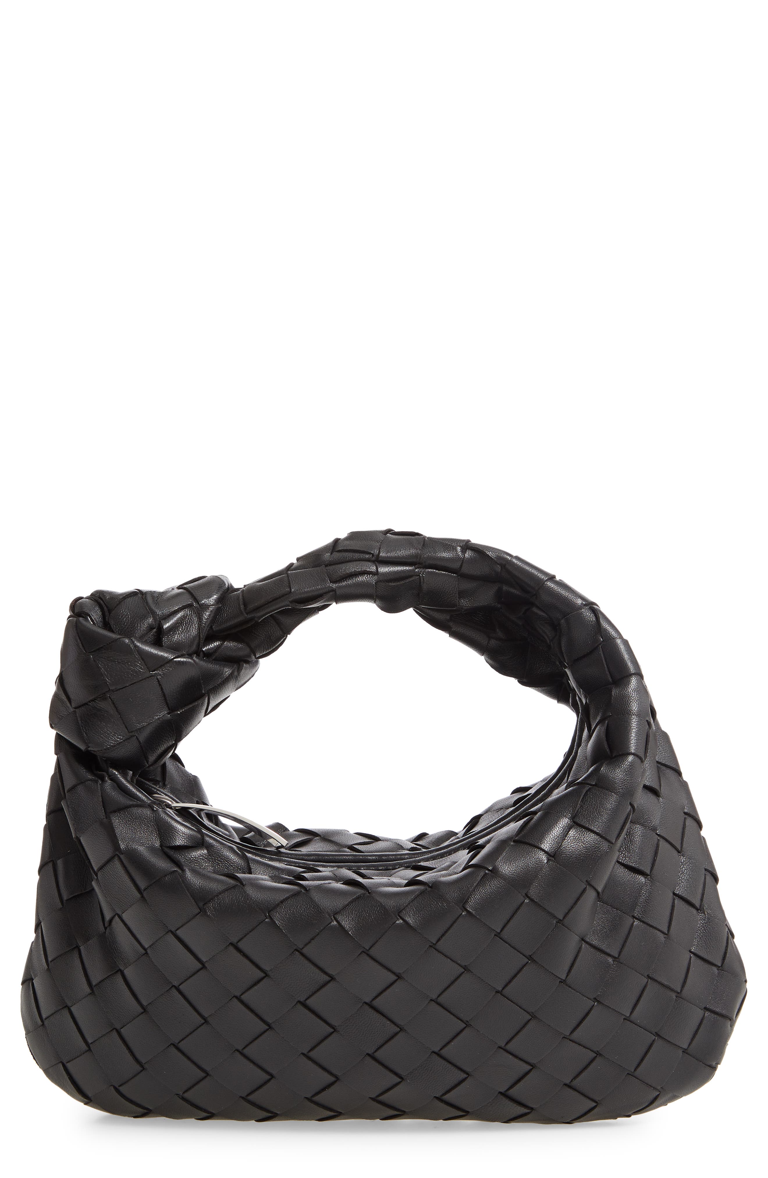 Mini BV Jodie Hobo Bag, Main, color, 8803 BLACK-SILVER