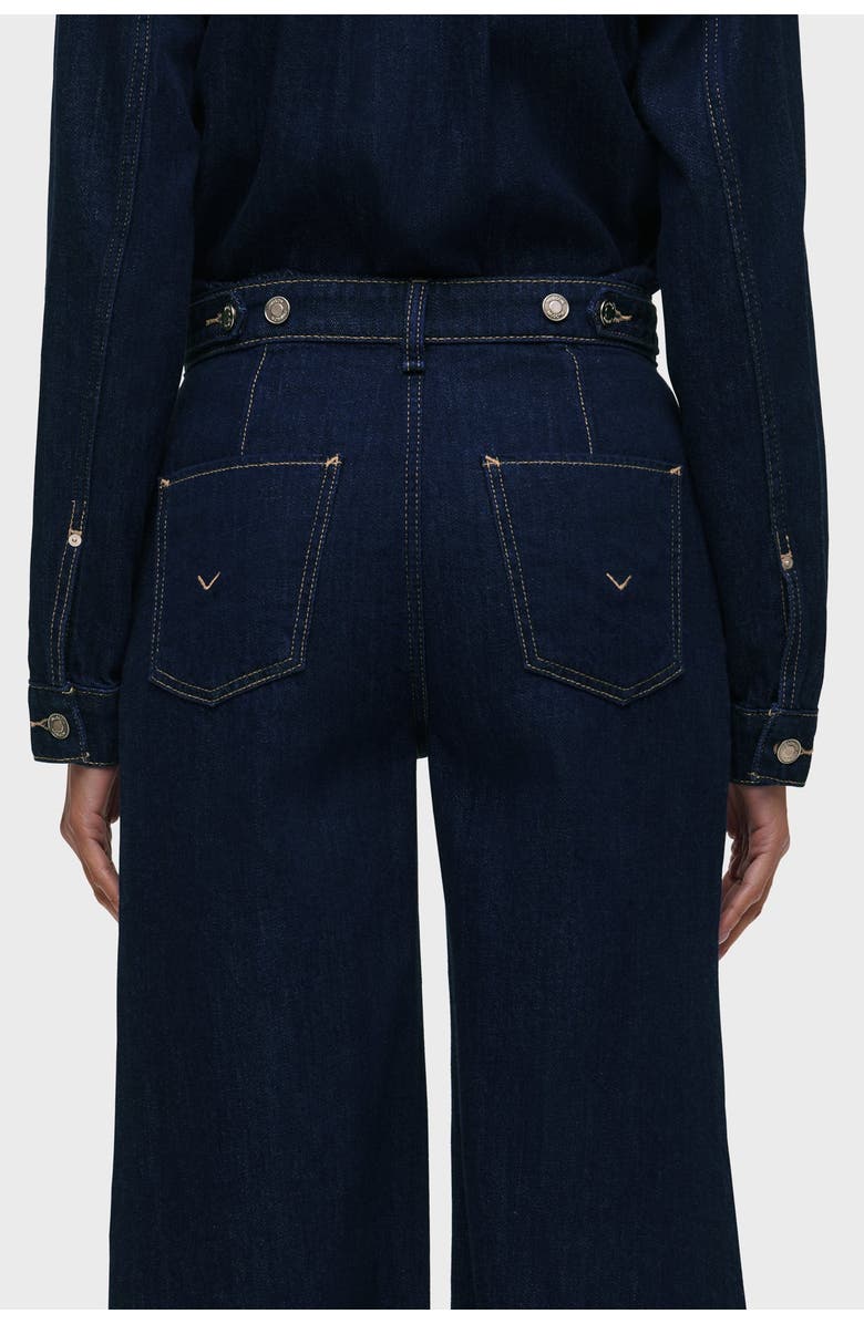 Hudson Jeans Wide Leg Crop Jumpsuit, Alternate, color, Evening Day