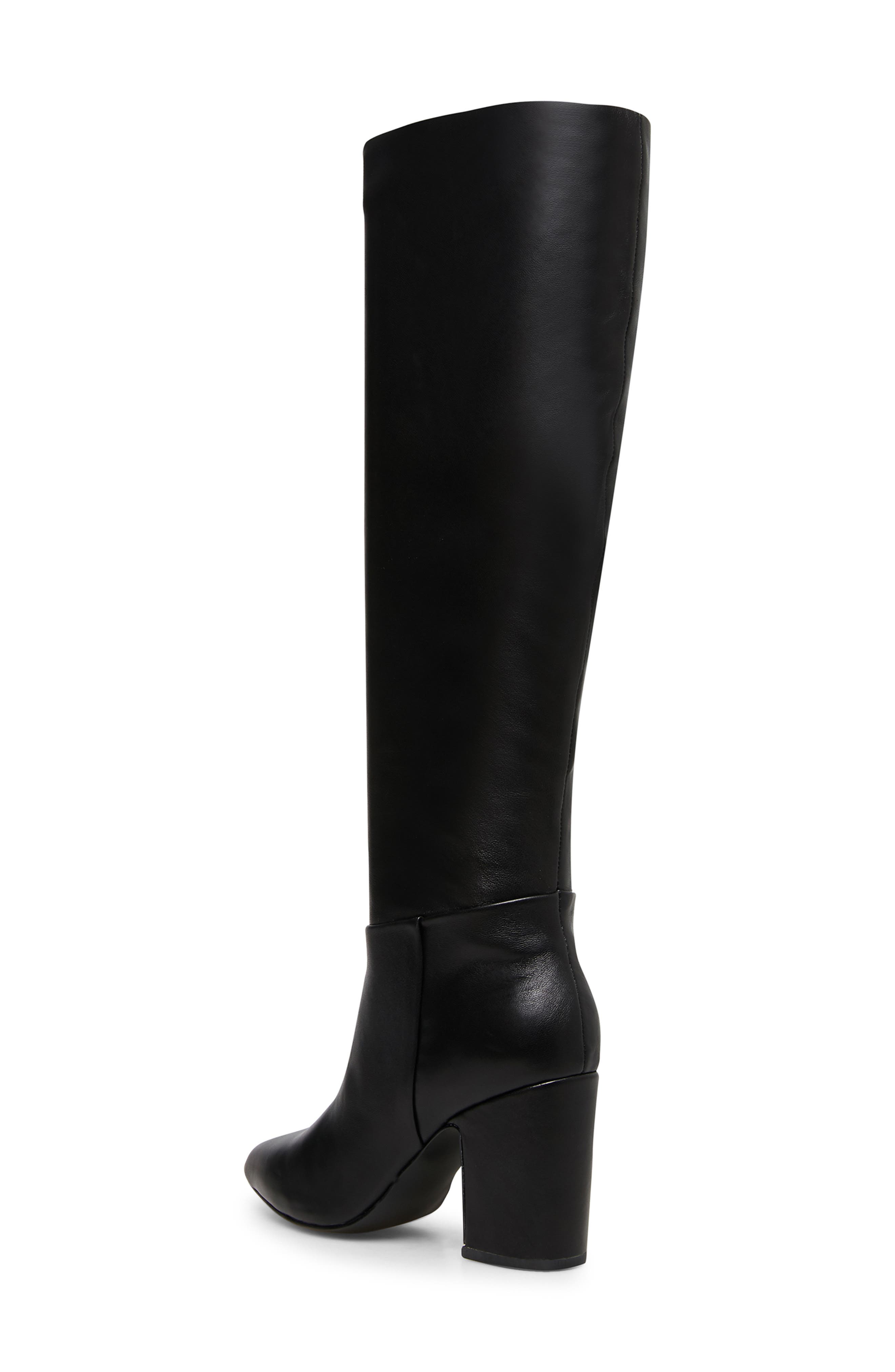Limo Pointed Toe Boot, Alternate, color, BLACK FAUX LEATHER