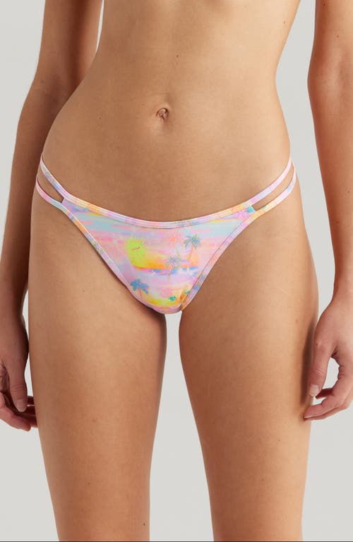 Kulani Kinis Strappy Bikini Bottoms In Sunset Universe