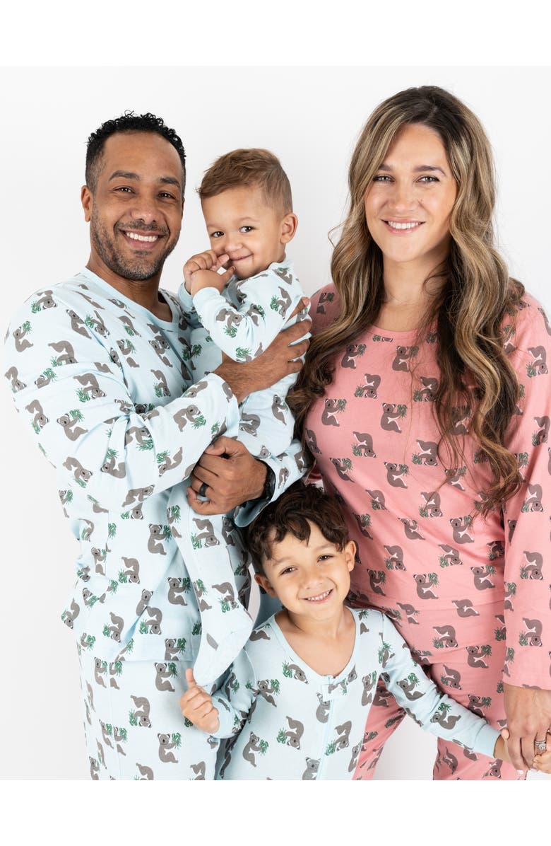Leveret Two-Piece Cotton Printed Matching Family Pajamas, Coordinated Prints, Alternate, color, Koala