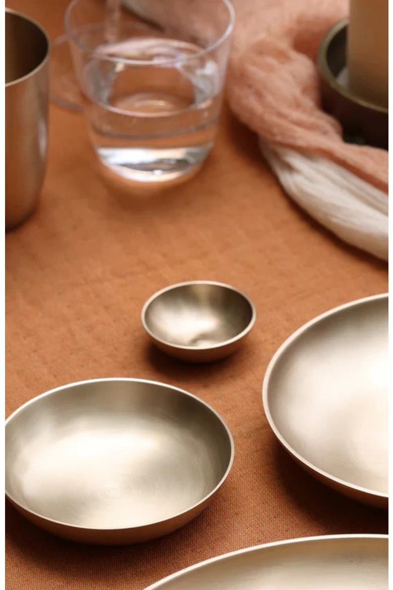 Luxe Kansa Dip Bowl Set of 4, Alternate, color, Bronze