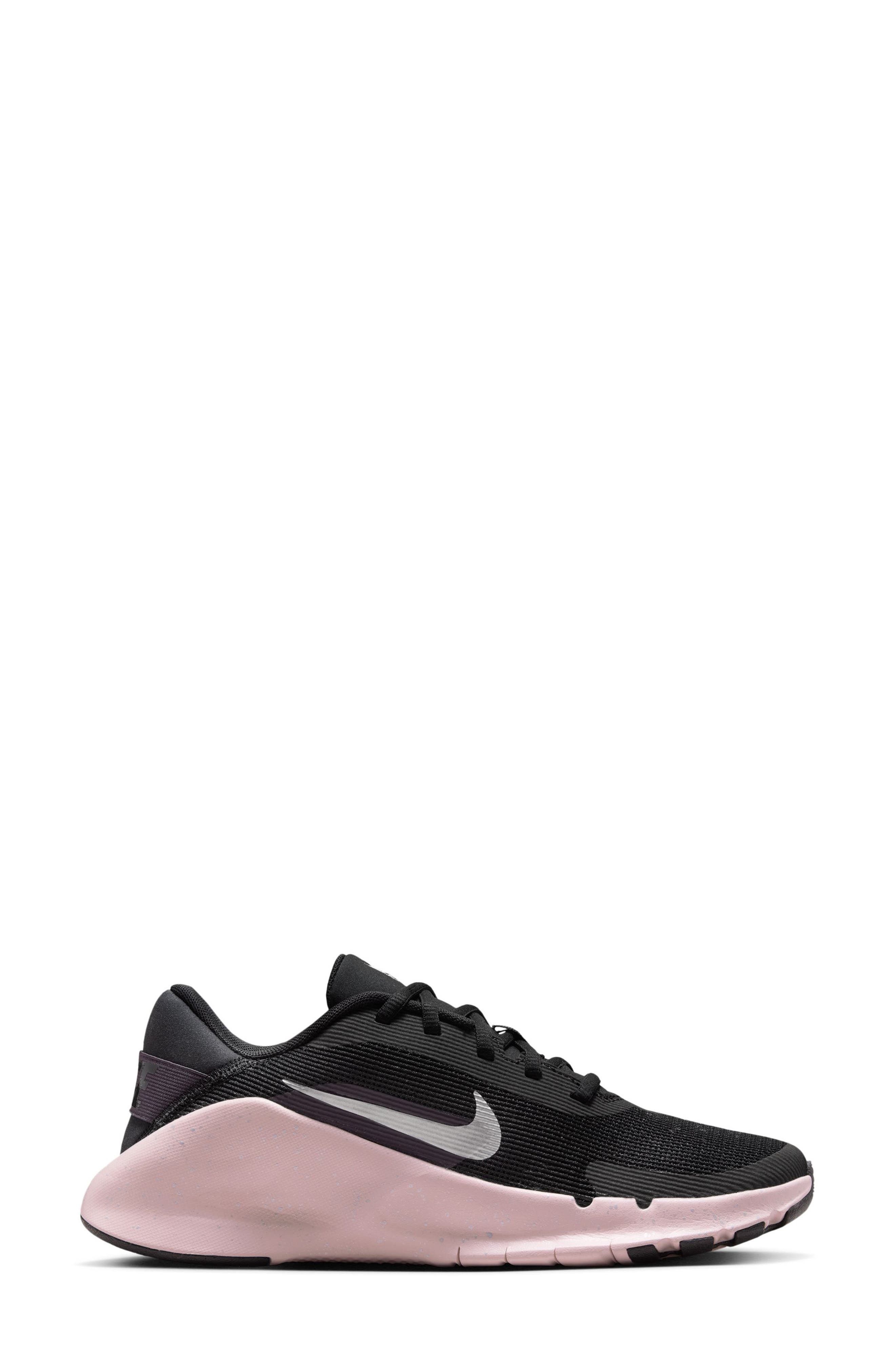 Nike Flex Train Athletic Training Shoe, Alternate, color, Black/ Platinum/ Red/ Purple