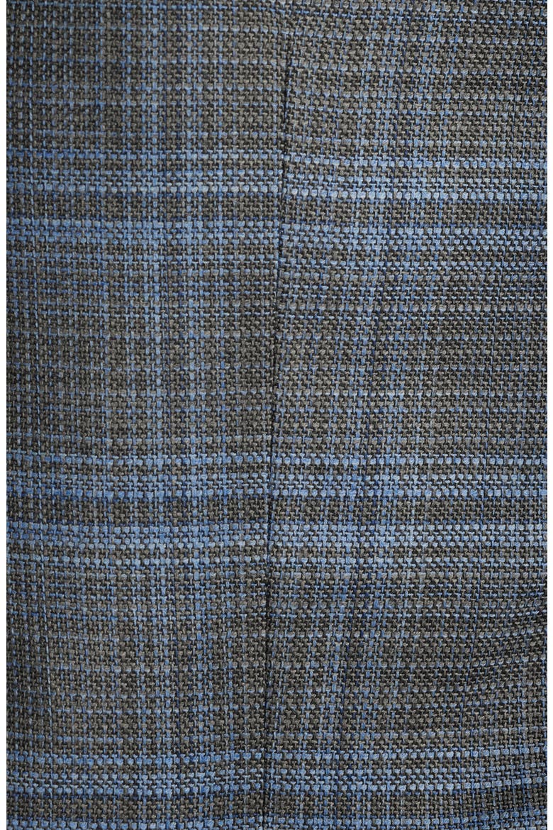 Hyperlight Soft Grey Plaid Wool Sport Coat, Alternate, color, GREY