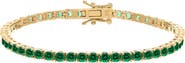 BY ADINA EDEN Colored Classic Tennis Bracelet