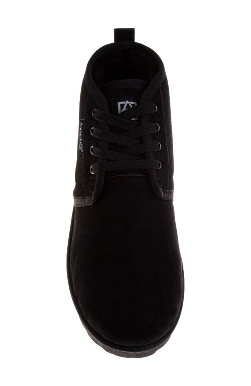 Avalanche Cozy Faux Fur Lined Winter Boots In Black