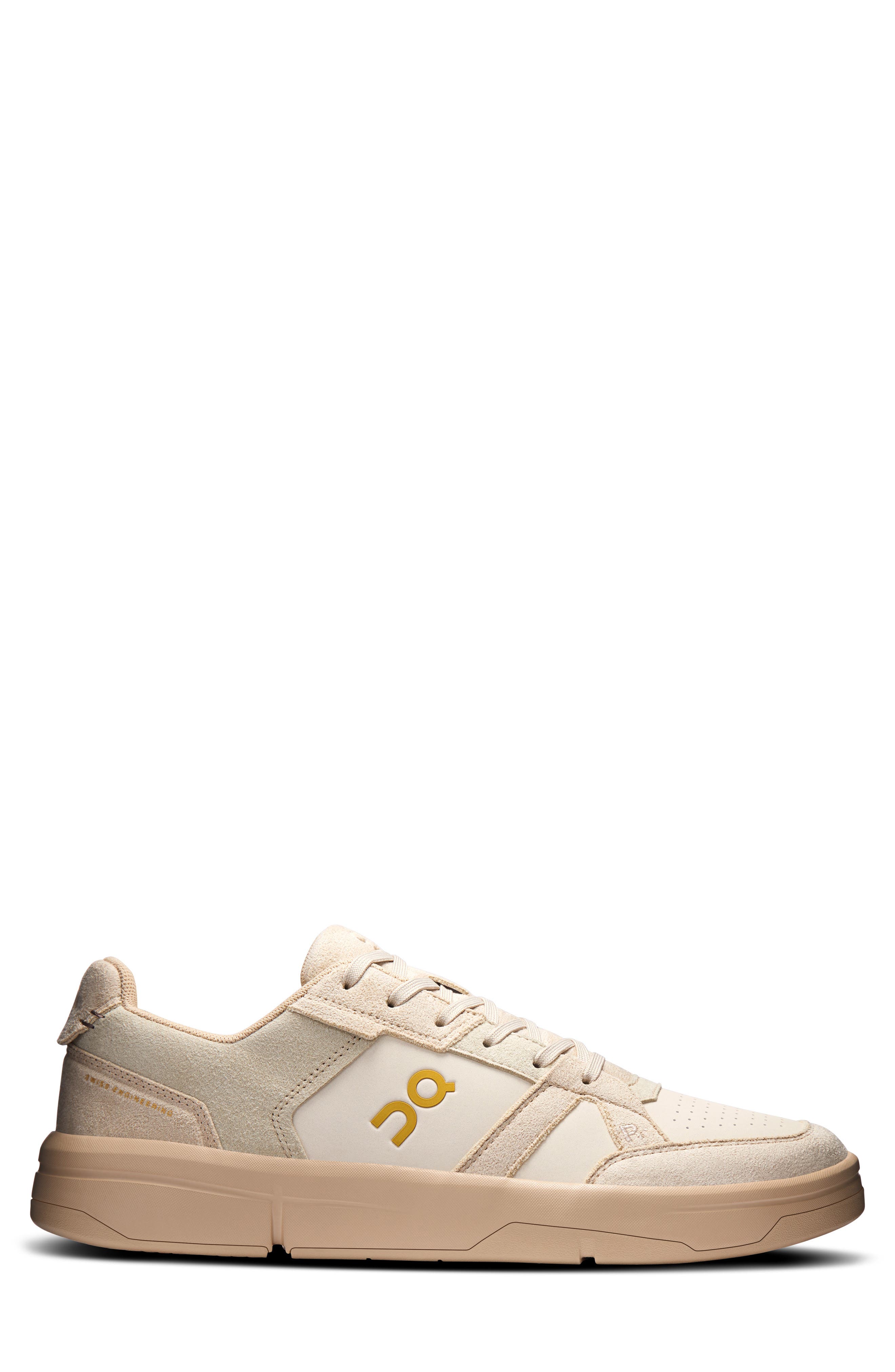On THE ROGER Clubhouse Ace Tennis Sneaker, Alternate, color, Sand/ Sand