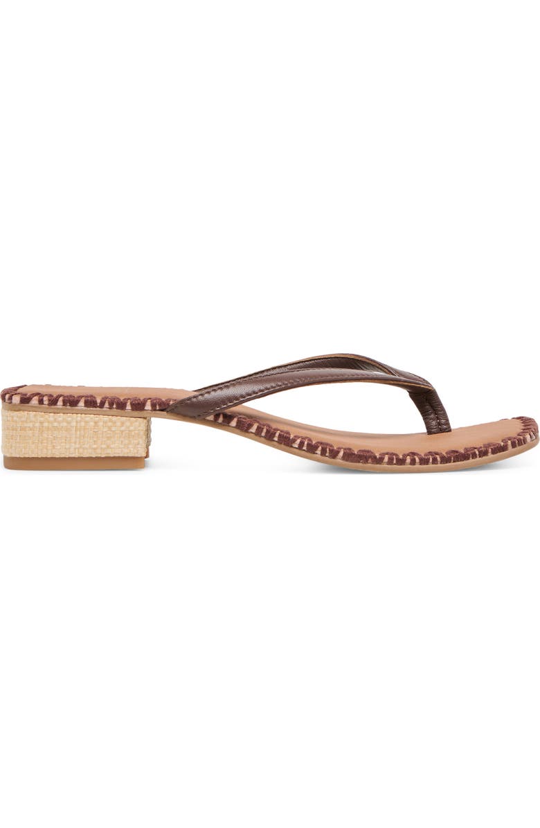 Dolce Vita Barty Flip Flop, Alternate, color, Dark Brown Stella