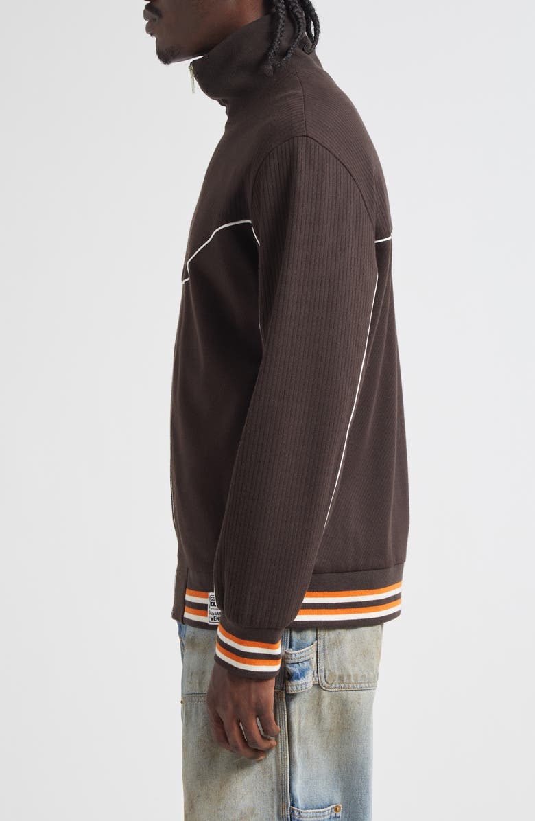 Golden Goose Journey Track Jacket, Alternate, color, Coffee Bean