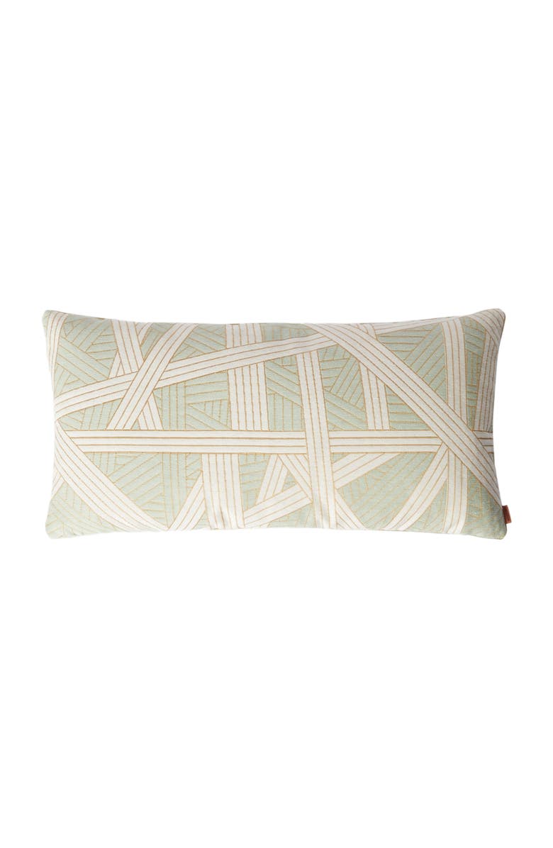 Missoni Home Nastri 30x60 Cm Cushion With Stitching, Main, color, Green