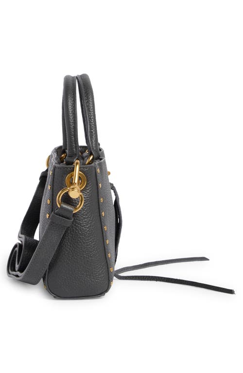 Rebecca Minkoff Darren Top Handle Leather Crossbody Bag In Gray