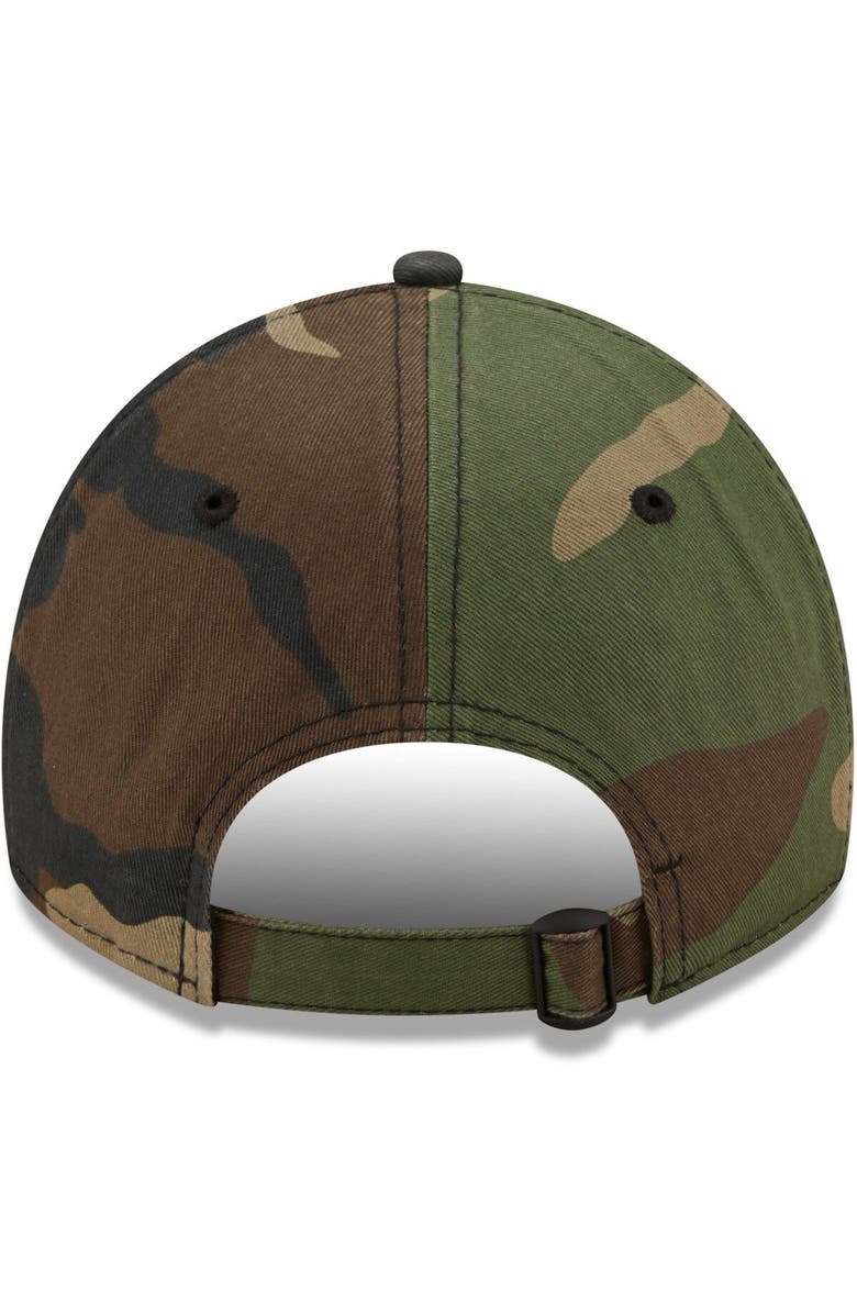 New Era Men's New Era Camo Chicago Cubs Woodland Core Classic 9TWENTY Adjustable Hat, Alternate, color, 