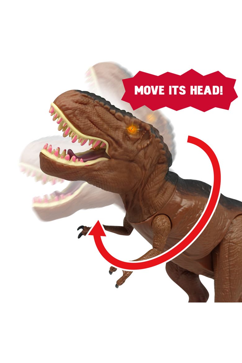 Mighty Megasaur, Walking Megasaur, Brown Realistic Dinosaur Toy, 3+, Alternate, color, Multicolored