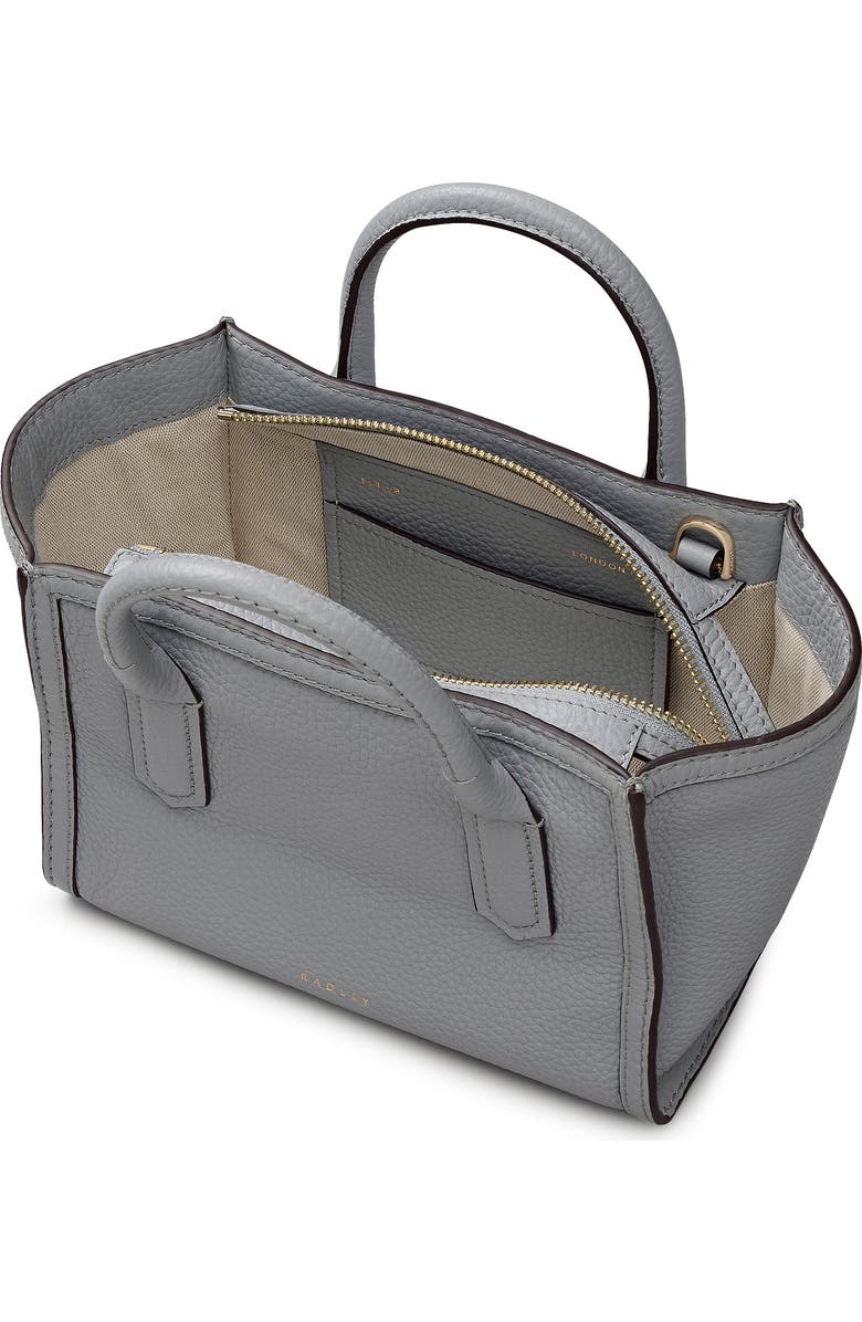 Radley The Amelie Small Ziptop Satchel Bag, Alternate, color, Steel