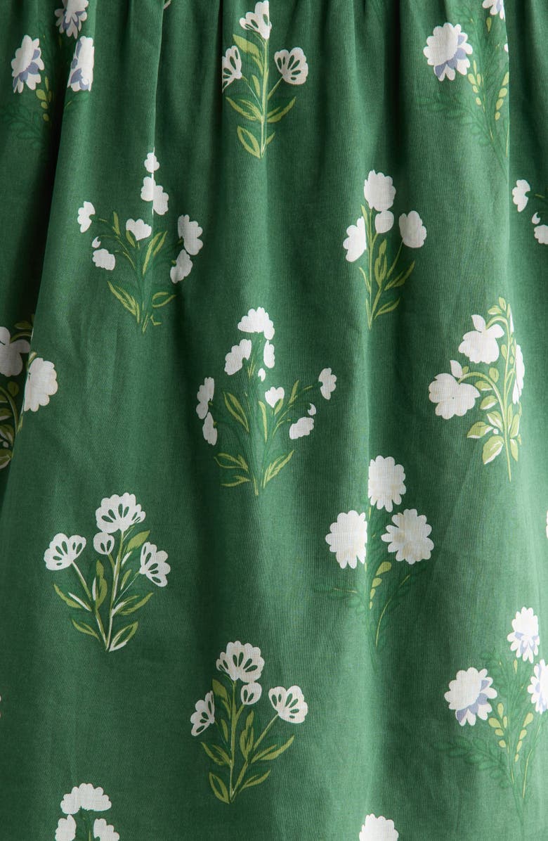 SUGARLIPS Kestrel Auria Floral Ruffle Puff Sleeve Cotton Top, Alternate, color,