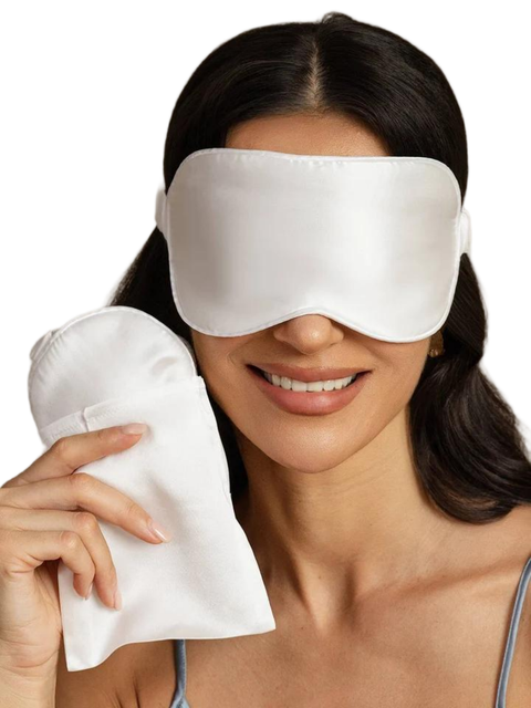Silk Eye Mask And Envelope Pouch