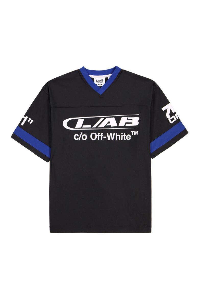 Off Active Soccer Jersey, Alternate, color, BLACK