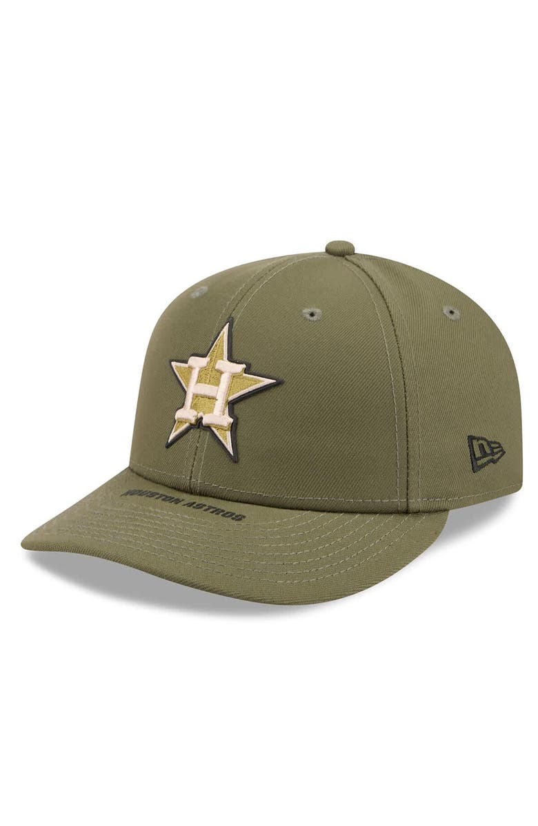 New Era Men's New Era  Olive Houston Astros 2026 Armed Forces Day Low Profile 59FIFTY Fitted Hat, Alternate, color, Olive