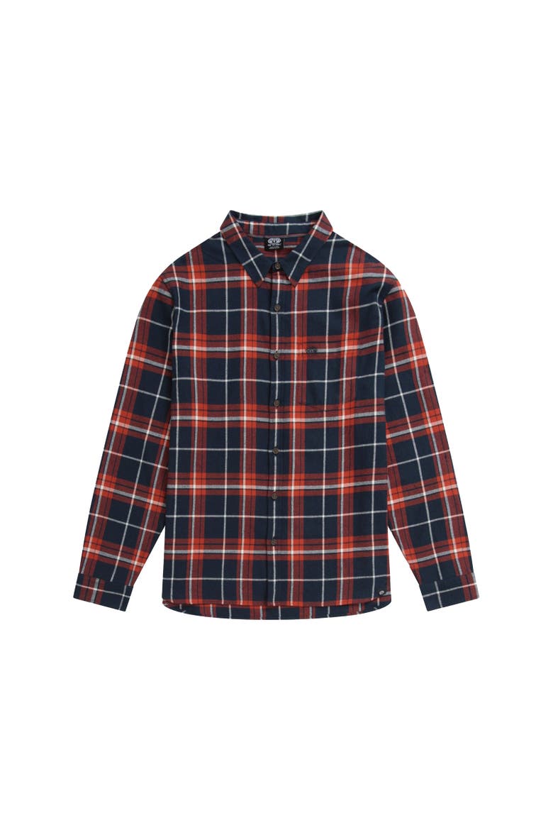 Cove Flannel Shirt, Main, color, Navy