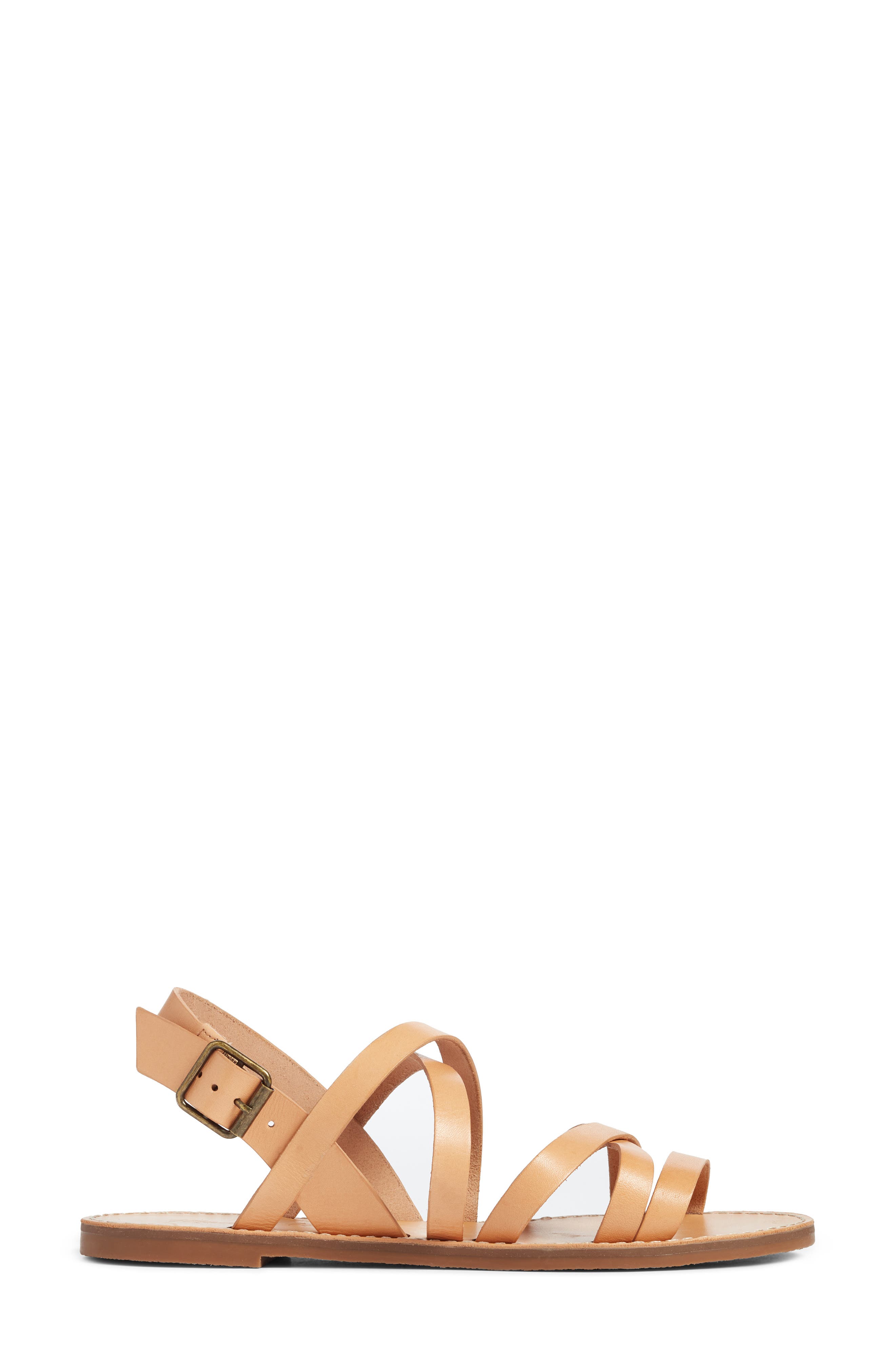 The Boardwalk Multistrap Sandal, Alternate, color, NATURAL BUFF LEATHER