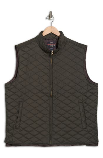 Weatherproof Vintage Diamond Quilted Vest In Brown