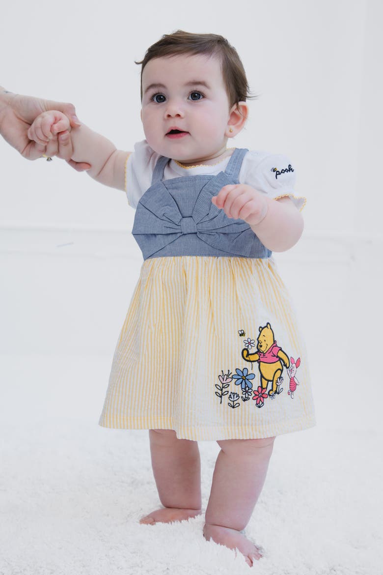 Winnie the Pooh 2-Piece Bodysuit and Jumper Set, Alternate, color, Pooh Piglet Butter