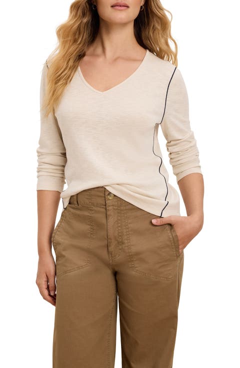 Cotton & Modal Long Sleeve T-Shirt
