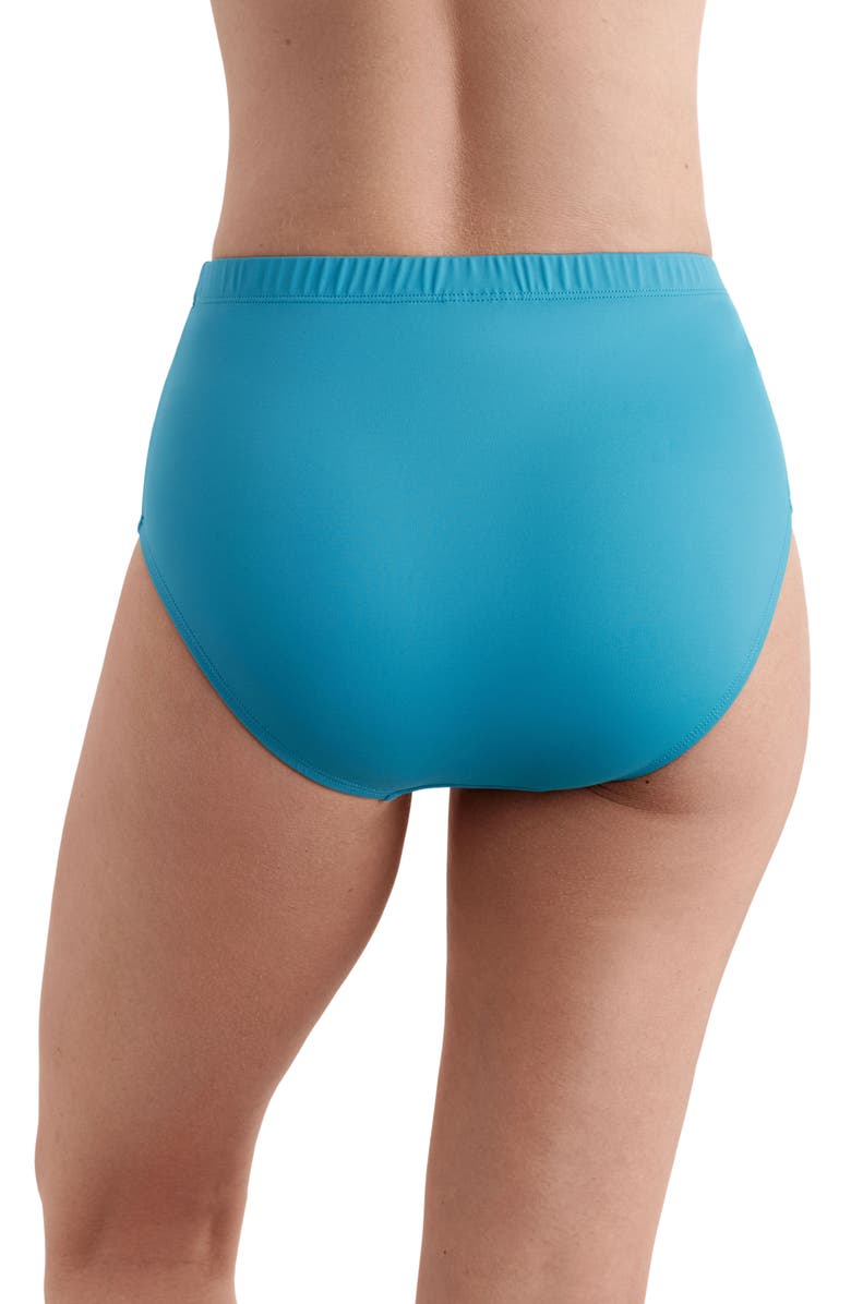 ShapeSolver Basic Brief Swimsuit Bottom, Alternate, color, Turquoise