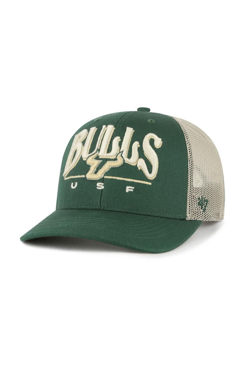 Men's '47 Green South Florida Bulls Arid Adjustable Trucker Hat, Main, color, Green