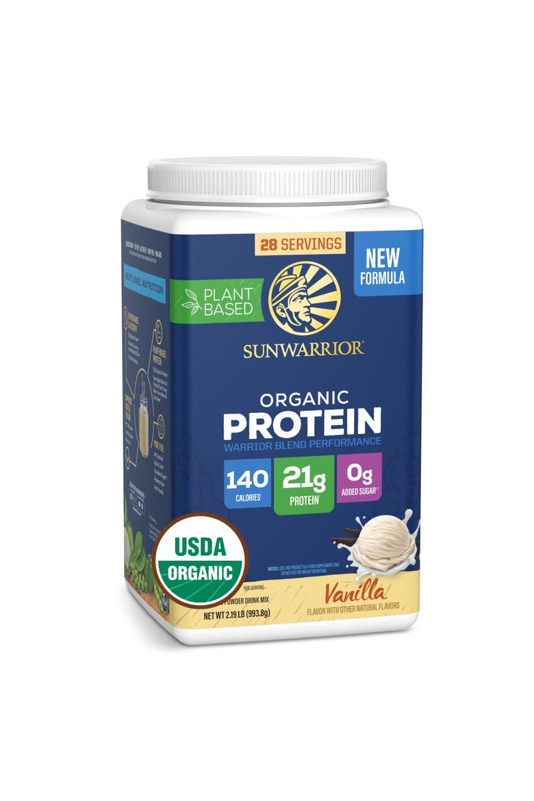 Organic Warrior Blend Performance Protein Powder, Main, color, Vanilla, 993.8g (28 srv)