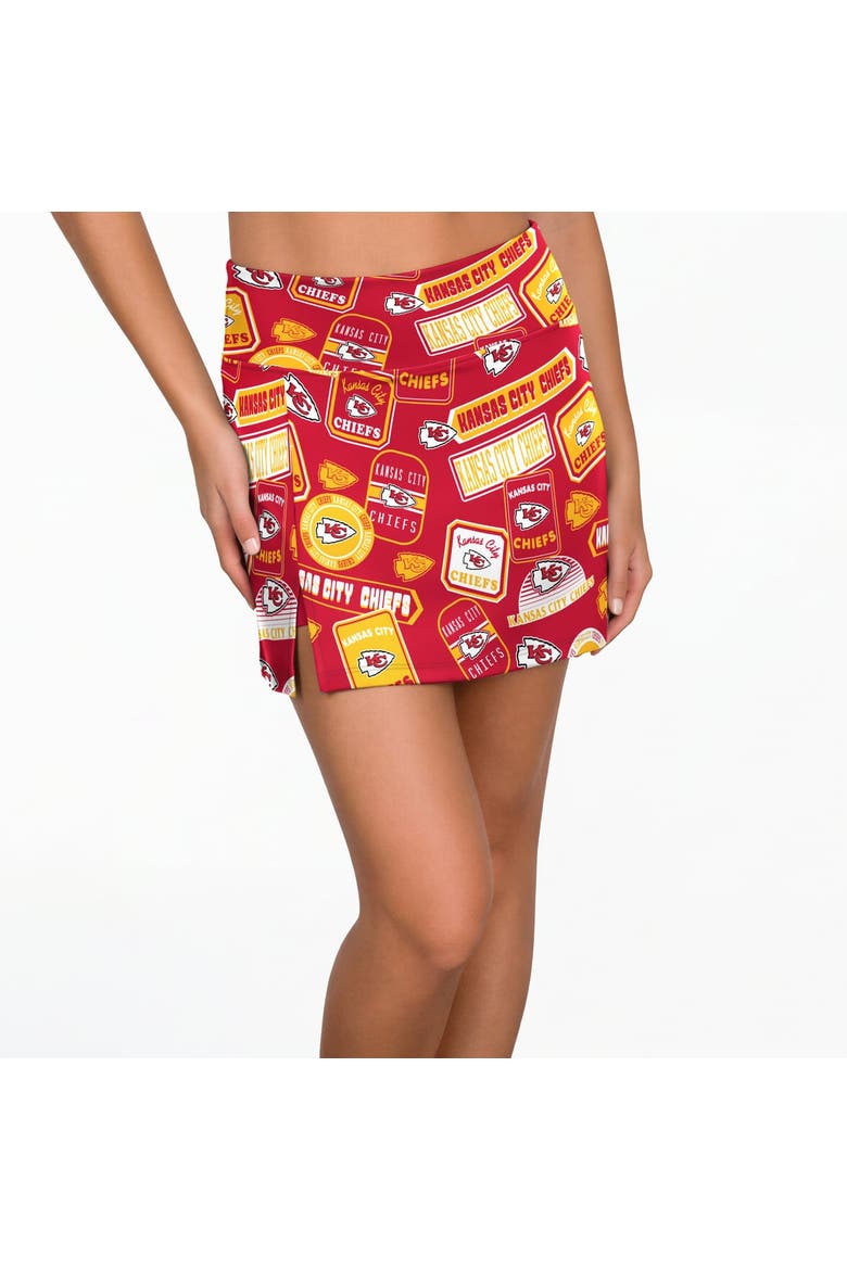 Women's Concepts Sport Red Kansas City Chiefs Grady Sleep Skort, Main, color, Red