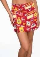 CONCEPTS SPORT Women's Concepts Sport Red Kansas City Chiefs Grady Sleep Skort