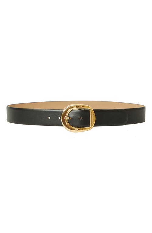 B-low The Belt Greyson Leather Belt In Black Gold