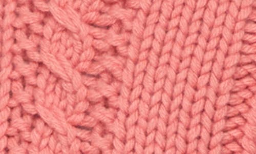 Lafayette 148 Merino Wool Cashmere Cable Knit Sweater Vest In Pink